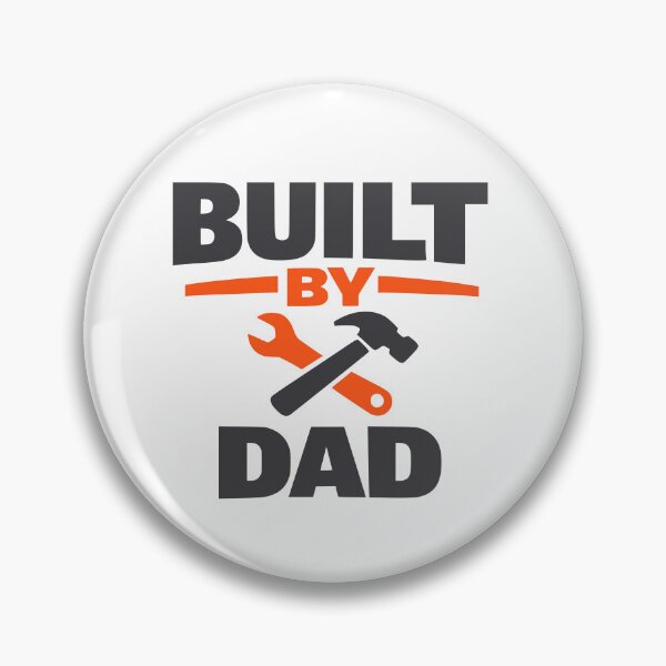 Item preview, Diseño tipográfico de herramientas de construcción "Construido por papá" designed and sold by FunFitLife Studio.