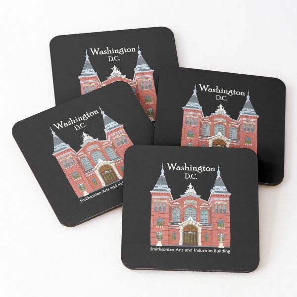 Item preview, Washington D.C Arts and Industries Museum Hand Drawn Graphic designed and sold by clarabersetart.