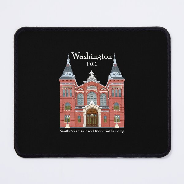 Item preview, Washington D.C Arts and Industries Museum Hand Drawn Graphic designed and sold by clarabersetart.