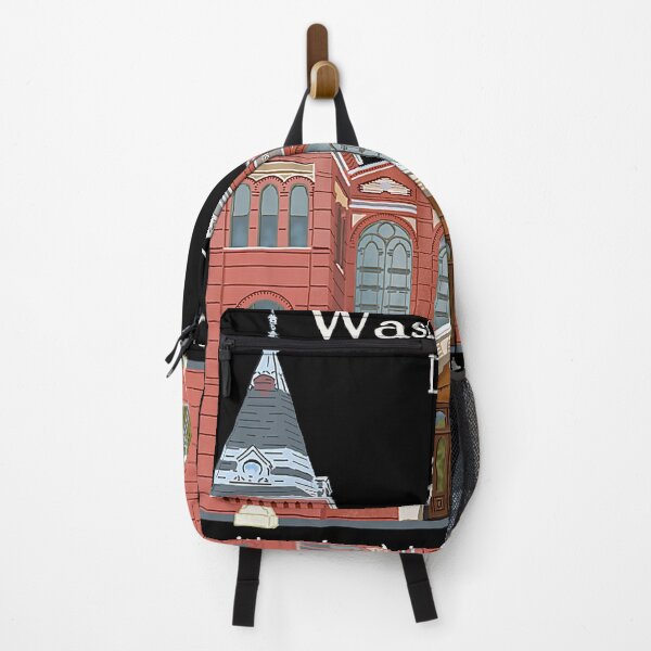Item preview, Washington D.C Arts and Industries Museum Hand Drawn Graphic designed and sold by clarabersetart.