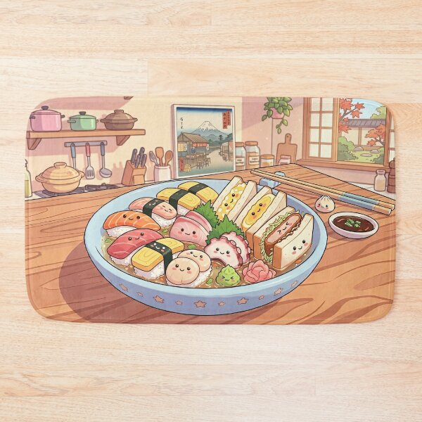 Item preview, "Nigiris Scene in the Kitchen" designed and sold by Tecno-Art-Land.