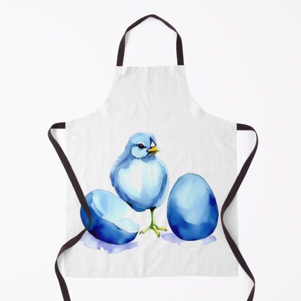Item preview, Cute Watercolor Chick Egg Roaster Hen Spring Easter Illustration designed and sold by VISO-art.