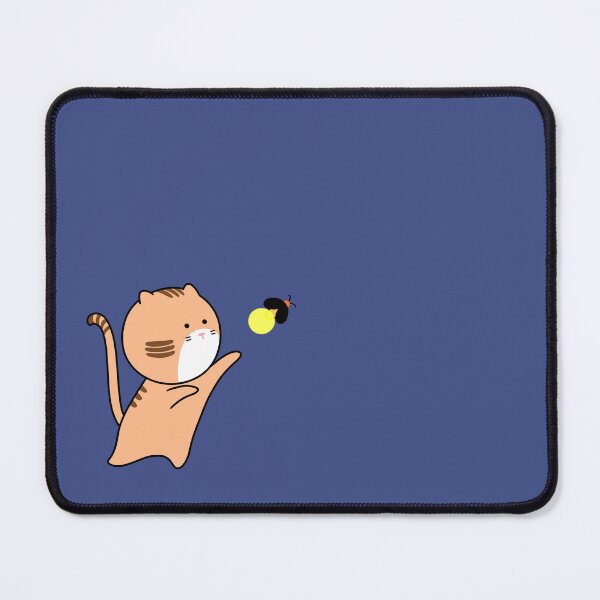 Item preview, Cute Tabby Cat Catching a Magical Firefly designed and sold by ubborn.