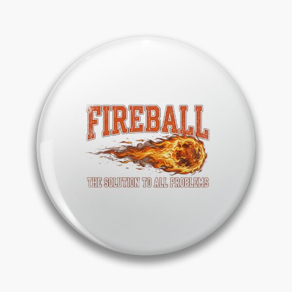 Item preview, Fireball The Solution To All Problems Flaming Meteor designed and sold by Fenay Designs.