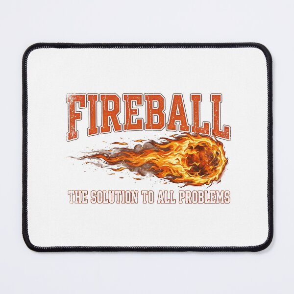 Item preview, Fireball The Solution To All Problems Flaming Meteor designed and sold by Fenay Designs.
