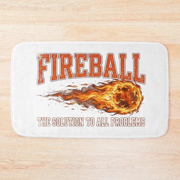 Item preview, Fireball The Solution To All Problems Flaming Meteor designed and sold by Fenay Designs.