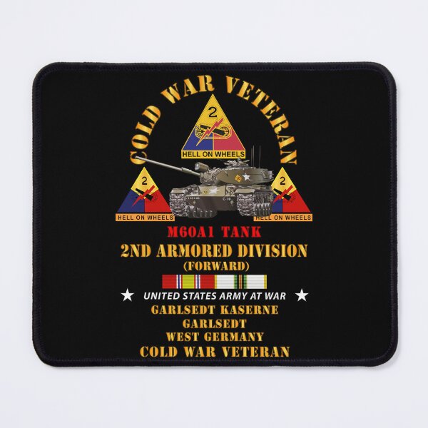 Item preview, Army - Cold War Vet - 2nd Armored Division - Garlstedt, Germany - M60A1 Tank w COLD SVC designed and sold by Military Insignia Products.