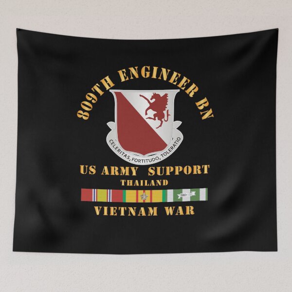 Item preview, Army - 809th Engineer Bn - Thailand w VN SVC X 300 designed and sold by Military Insignia Products.
