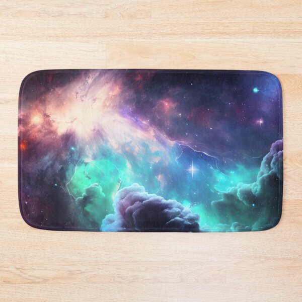 Item preview, Colorful Cosmic Nebula – Galaxy Space Stars Universe Aesthetic Poster designed and sold by ArtFireGallery.