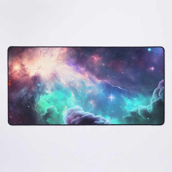 Item preview, Colorful Cosmic Nebula – Galaxy Space Stars Universe Aesthetic Poster designed and sold by ArtFireGallery.