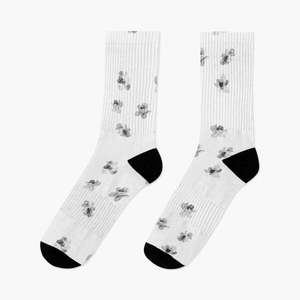 Item preview, Black and white flowers designed and sold by uunaa.
