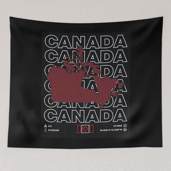 Item preview, Canada Minimal Map designed and sold by Atlas-Array.