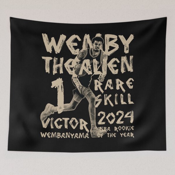 Item preview,  Wemby The Alien Rare Skill Victor Wembanyama Nba Rookie Of The Year designed and sold by deepaksingh8090.