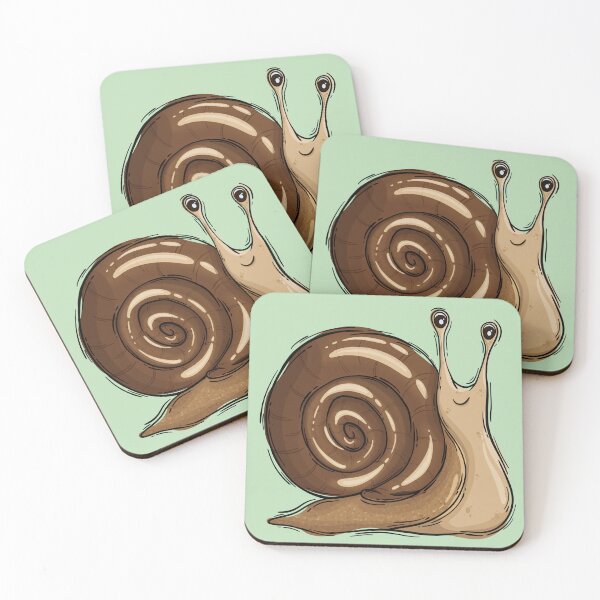 Item preview, Larry the Snail Illustration designed and sold by TSPWVDesigns.