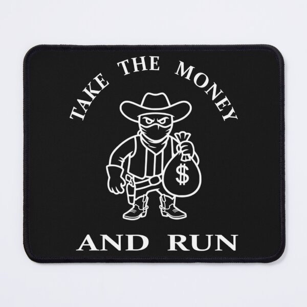 Item preview, Take The Money And Run - Western Outlaw Bold Line Art designed and sold by The Bold Line Studio.