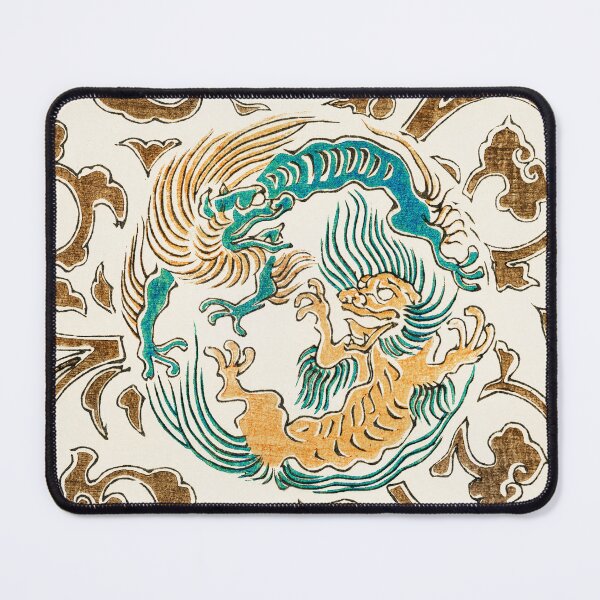 Item preview, Vintage Japanese Dragon and Phoenix Pattern Art designed and sold by Quotable Gear.