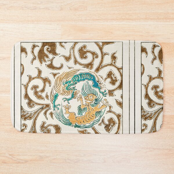 Item preview, Vintage Japanese Dragon and Phoenix Pattern Art designed and sold by Quotable Gear.