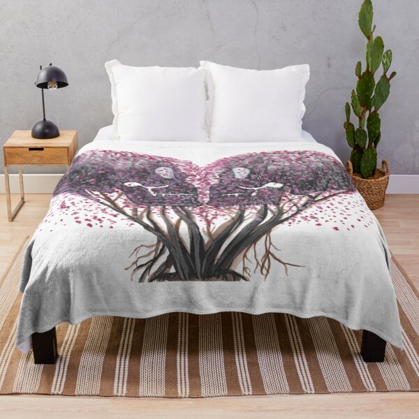 Item preview, "Love Is Blind" | Floral Skull | Gothic Art designed and sold by ScarletSunArt.