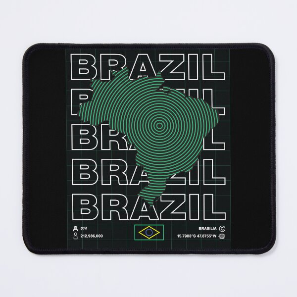 Item preview, Brazil Minimal Map designed and sold by Atlas-Array.