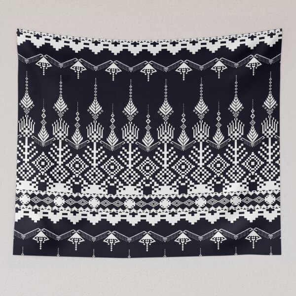 Item preview, Retro  Cross stitch ethnic pattern abstract background. designed and sold by NarongStocker37.