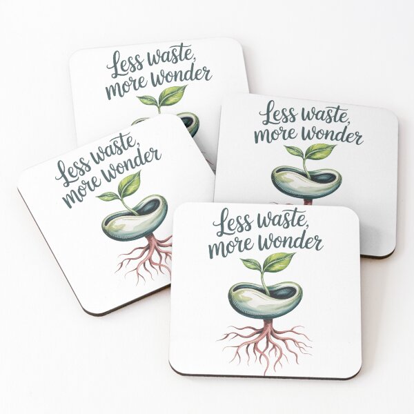 Item preview, Less Waste More Wonder — Sprouting Seed Zero Waste Sustainability Graphic Tee designed and sold by proearth2022.