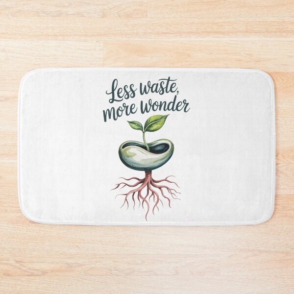 Item preview, Less Waste More Wonder — Sprouting Seed Zero Waste Sustainability Graphic Tee designed and sold by proearth2022.