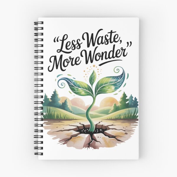 Item preview, Less Waste More Wonder — Magical Seedling Cracked Earth Graphic Tee designed and sold by proearth2022.