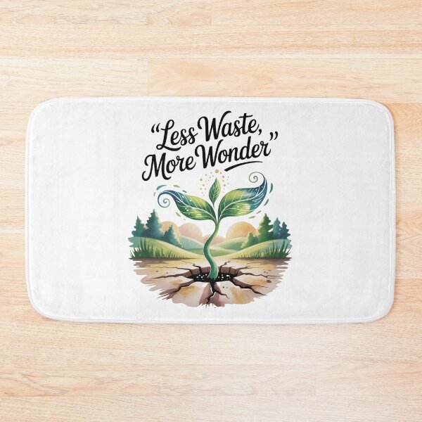 Item preview, Less Waste More Wonder — Magical Seedling Cracked Earth Graphic Tee designed and sold by proearth2022.
