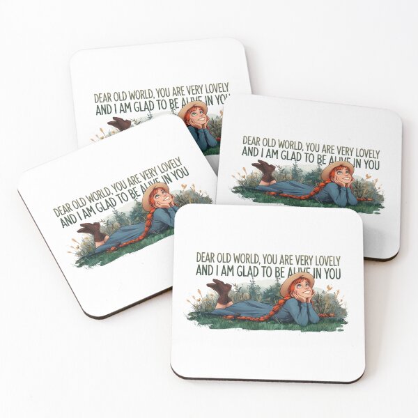 Item preview, Dear Old World You Are Very Lovely Anne of Green Gables designed and sold by Fenay Designs.
