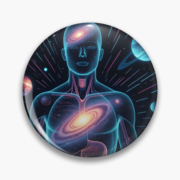 Item preview, Universe Within – Cosmic Human Energy Galaxy T-Shirt designed and sold by SoulGraphixx.