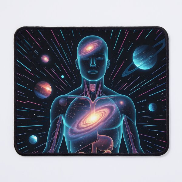Item preview, Universe Within – Cosmic Human Energy Galaxy T-Shirt designed and sold by SoulGraphixx.