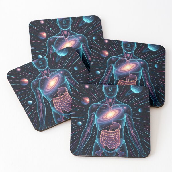 Item preview, Universe Within – Cosmic Human Energy Galaxy T-Shirt designed and sold by SoulGraphixx.