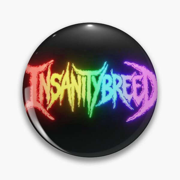 Item preview, INSANITY BREED - Neon Rainbow Deathcore Logo designed and sold by INSANITYBREED.