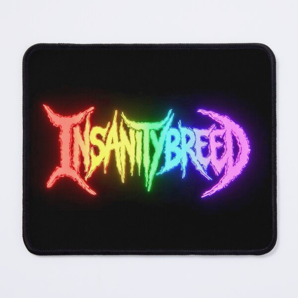 Item preview, INSANITY BREED - Neon Rainbow Deathcore Logo designed and sold by INSANITYBREED.