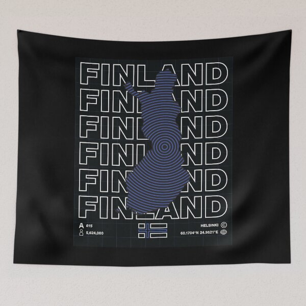 Item preview, Finland Minimal Map designed and sold by Atlas-Array.