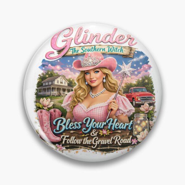 Item preview, Glinder the Southern Witch Bless Your Heart Country designed and sold by TheSashScene.