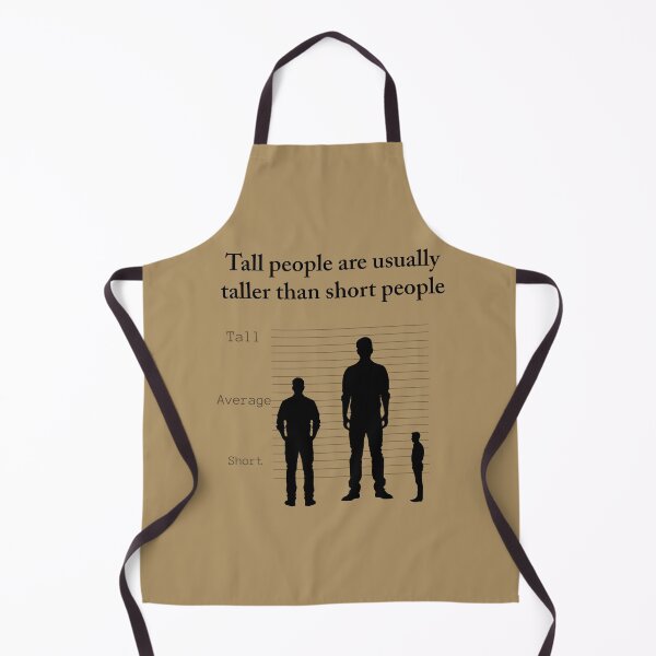 Item preview, Tall people are usually taller than short people designed and sold by Shmidzis.