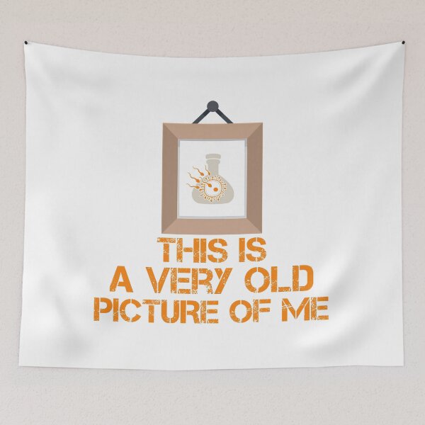 Item preview, This Is A Very Old Picture Of Me - Funny Sperm Joke Art Print designed and sold by DesignArtist.ia.