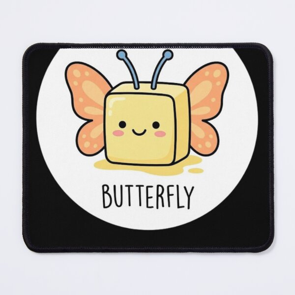 Item preview, Literal Butterfly Food Pun designed and sold by Hikmoi.