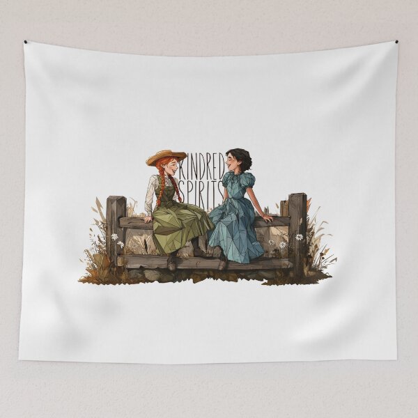 Item preview, Kindred Spirits Geometric Anne of Green Gables designed and sold by Fenay Designs.