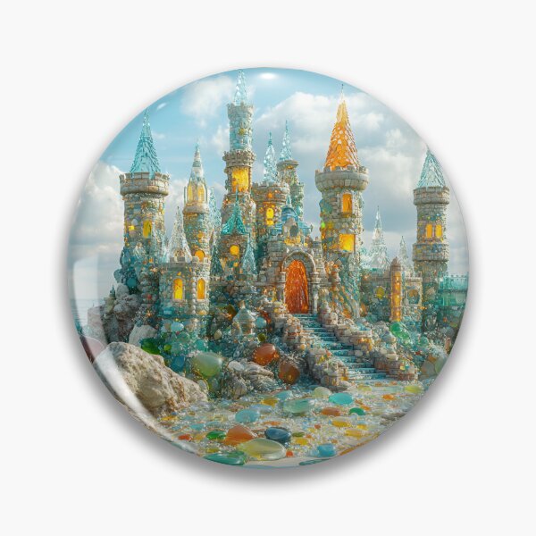 Item preview, Seaglass Castle by the Shore designed and sold by NancyzKreations.