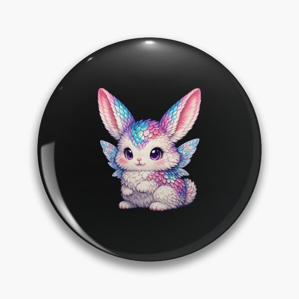 Item preview, Pastel Crystal Winged Bunny Creature designed and sold by PhyllisBrabham.