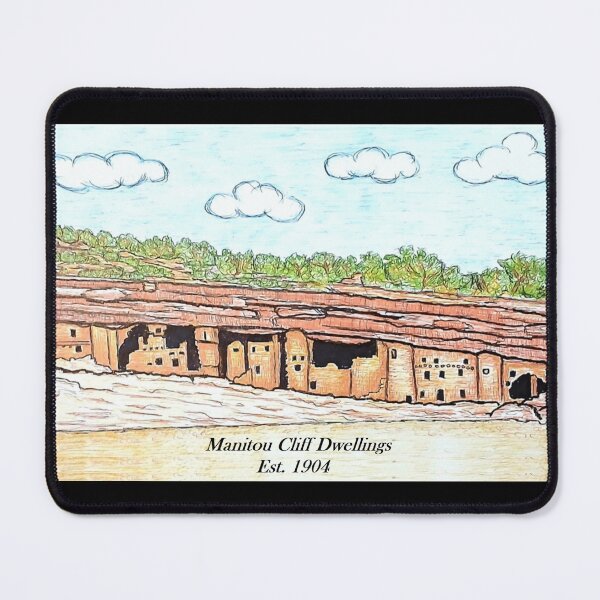 Item preview, Manitou Cliff Dwellings Sketch designed and sold by craftsbydaphy.