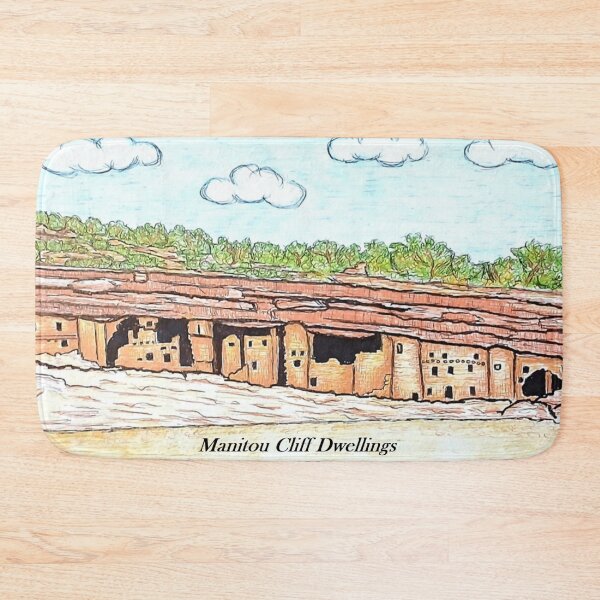 Item preview, Manitou Cliff Dwellings Sketch designed and sold by craftsbydaphy.