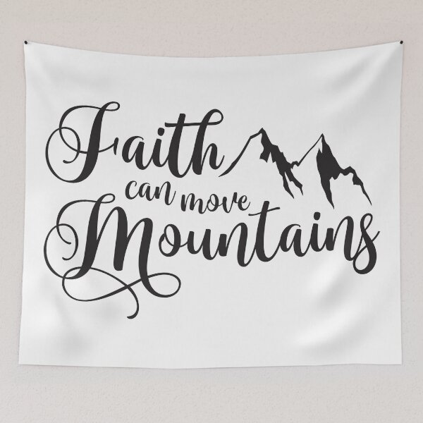 Item preview, Faith Can Move Mountains designed and sold by Texas Southern Studio.