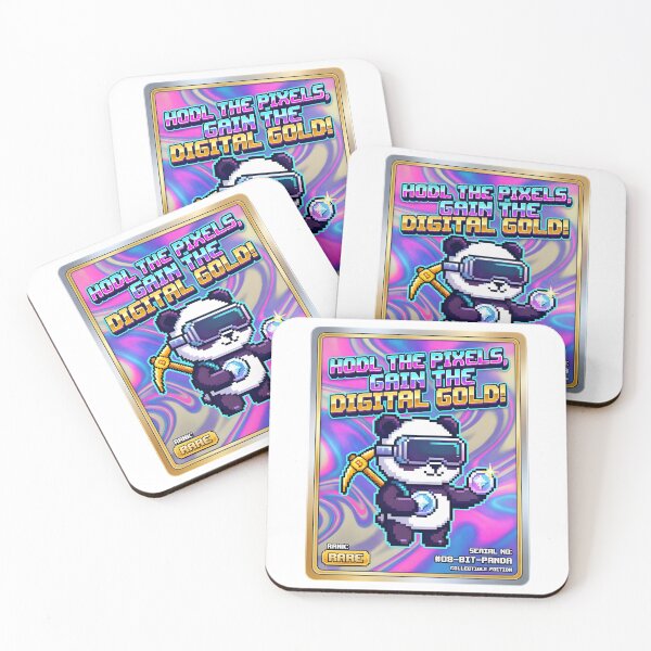 Item preview, A cartoon panda character holding a pickaxe on transparent background designed and sold by Creative88Art.