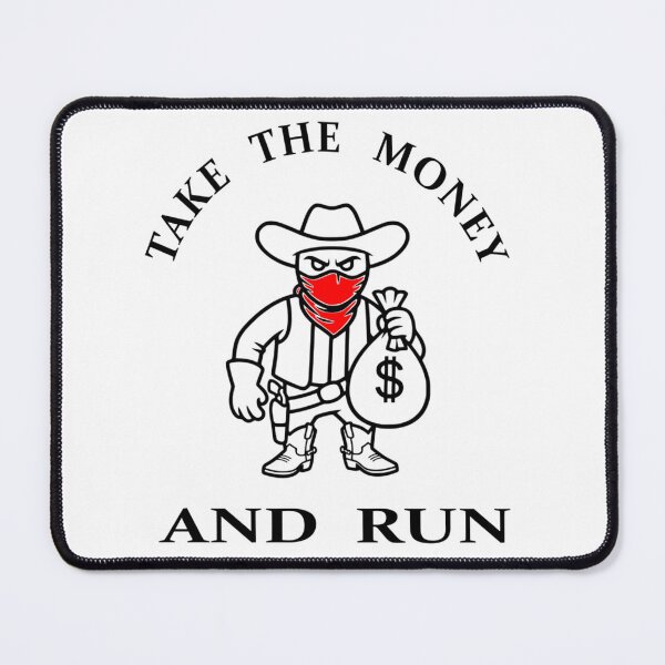 Item preview, Take The Money And Run - Western Outlaw Bold Line Art designed and sold by The Bold Line Studio.