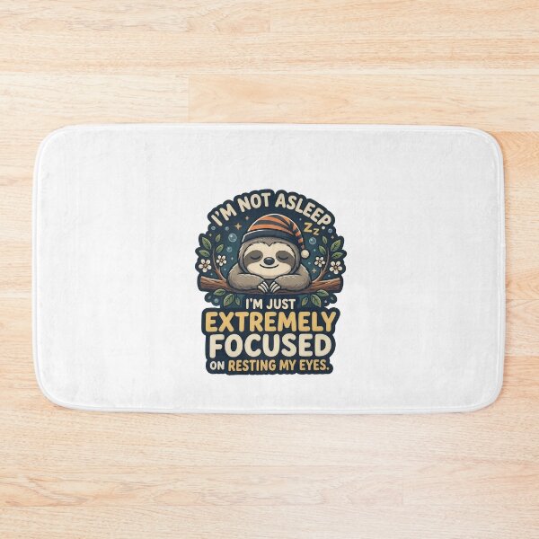 Item preview, I'M not Asleep Funny Clipart designed and sold by VedantXStudio.