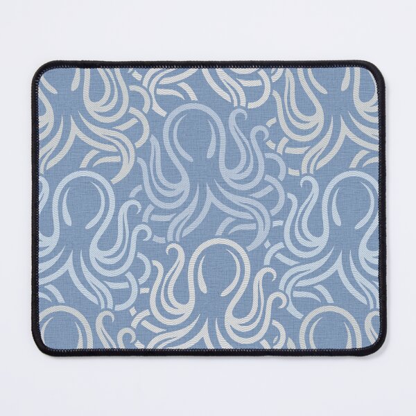 Item preview, Octopus pattern. Modern nautical motif. Muted Blue colour. designed and sold by iclipart.