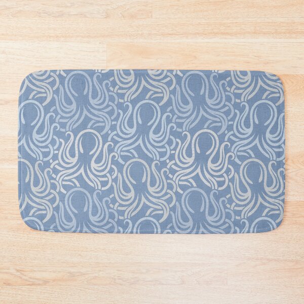 Item preview, Octopus pattern. Modern nautical motif. Muted Blue colour. designed and sold by iclipart.